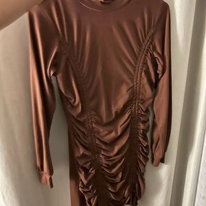 Shein brown dress
